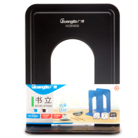 广博(GuangBo) WZ5935S 6英寸高15cm金属铁书立 书挡书靠 2片/付