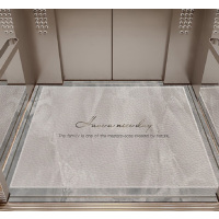 中锐智采 高端耐磨电梯轿厢地板pvc地胶电梯地垫仿大理石防滑出入电梯轿厢 2.0防水阻燃 加厚耐磨款