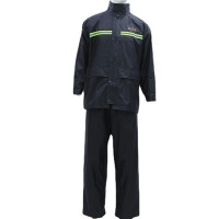 天堂 分体雨衣双层加厚防水雨衣雨裤N211-7AX 带反光条L