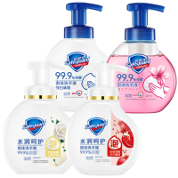 舒肤佳 泡沫抑菌洗手液 300g*4[红石榴香+山茶花香+樱花+纯白清香]