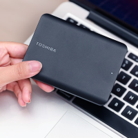 东芝(TOSHIBA) 移动硬盘新小黑A5兼容Mac高速USB3.2传输硬盘 经典旗舰款 黑色 2TB