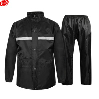 谋福 CNMF 80152 防雨执勤制服安全反光分体防护雨衣雨裤套装 透气交通户外骑行服 优质套装ZJ款 2XL175