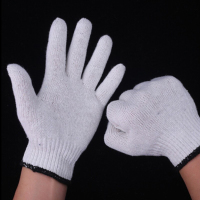 欧杜 手套耐磨工作 加厚棉纱手套劳动干活防滑透气工人干活劳保手套线手套 纱线手套汽修修车中厚定制 3