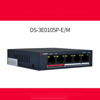 海康威视 DS-3E0105P-E/M 5口百兆POE交换机 单位:台