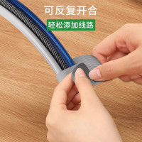 中锐智采 魔术贴数据线捆线扎带-黑色 理线带线缆收纳固定整理理线器魔术贴数据线捆线扎带 黑色20个装