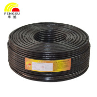 丰旭 RVV3*4电源线 RVV3芯4平方多股铜芯软护套线 RVV3*4 黑色 1米