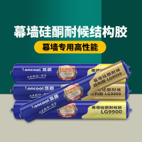 蓝固 幕墙结构胶 防水防漏 耐寒抗高温 中性硅酮耐候强力胶 590ML/支 9900黑色