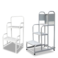 中锐智采 可移动登高梯 灰白色(送安装工具)四步梯 935*550*1000+390