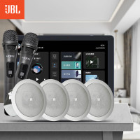 JBL 吸顶音响套装嵌入式家庭影院音箱触摸屏主机智能5.1 JBL吸顶音箱4只 低音炮音箱1只,功放系统1个