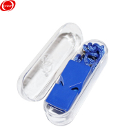 谋福(CNMF)8562 经典篮球裁判口哨 足球口哨 运动装备 黑哨红哨 儿童口哨 教练哨子 (宝蓝色 口哨)