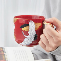 共禾京品 国风马克杯 WACOM192398(红)