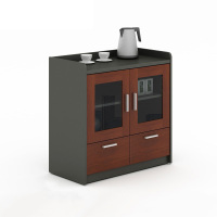 信京(XINJING) 茶水柜 办公家具办公室简约餐边矮柜会议接待室置物柜木质餐边柜收纳储物柜 茶水餐边柜