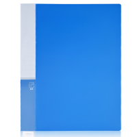 卓胜 ZS725 A4单强力文件夹 蓝色