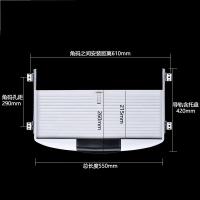 加榜 音滑轨键盘托架电脑桌下键盘架塑料键盘滑道轨道抽屉
