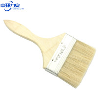 工业白木柄软毛油漆刷扫灰刷油鬃毛刷[6寸中档鬃刷10把/盒]