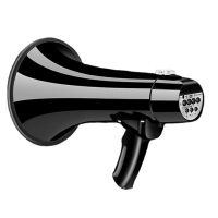 双钻40W大功率手持锂电池录音充电喊话器宣传叫卖喇叭专用扩音器