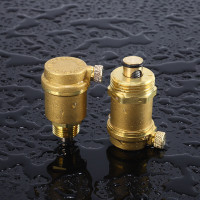 垒固 黄铜排气阀 暖气管道直排式自动放气阀 暖通管道立式直排阀 DN40