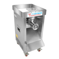 中锐智采 正元绞肉机 商用搅肉机大功率柜式不锈钢全自动灌肠机2.2KW快拆式 ZY-6单绞机32型2200W 380V