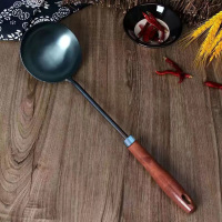 中锐智采 手工锻打铁勺
