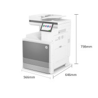 惠普(hp) 打印机 E73135dn a3a4黑白激光复印机扫描机一体机 复合机 试卷打印 商用办公