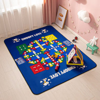 史努比 SNB05-4 垫子宝宝地垫飞行棋 140*160cm 蓝色