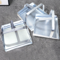 谋福 手持铁皮簸箕 物业火车高铁 短把垃圾铲 矮把畚箕平把铁扒斗(一个装)