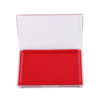 晨光(M&G)快干印台(透明方) 印章 印尼 印台 盖章专用 红 AYZ97513