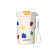 乐美雅(Luminarc) 咖啡杯V6969 保温杯螺旋口隔热男女水杯便携