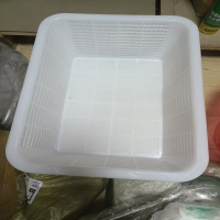 中锐智采 塑料筐 厨房收纳筐塑料沥水篮周转篮方筛洗菜篮子