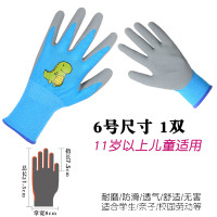 谋福(CNMF)儿童园艺手套 防刺小宠物防咬保护手套( 适合11岁以上 蓝色 )