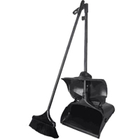 谋福 232 ESD无尘车间防静电黑色扫把簸箕套装 无尘室GMP车间专用清洁静电扫把簸箕套装