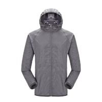 趣游帮 男女同款户外运动防晒衣 灰色