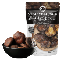 天生好果 香菇脆片100g即食香菇干