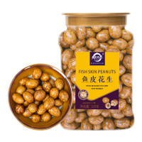 天生好果 鱼皮花生320g罐装独立小包装