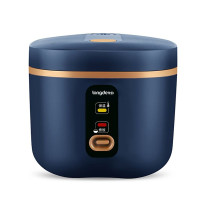 龙的(longde) LD-FS21A 迷你小电饭煲 双层防烫电饭锅加厚不沾球釜内胆2L容量智能电饭锅