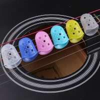 谋福(CNMF)硅胶手指套 手指保护套 吉他初学防滑手指套[混色 ]M (10个装)