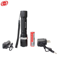 谋福 8756 LED 强光手电筒 充电应急灯照明 机械旋转变焦防水远射