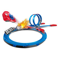 Sising 鲨鱼轨道飞车 SS056 道玩具竞速弹射撞击轨道车礼盒套装