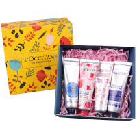 欧舒丹(L'OCCITANE) 护手霜4支装 乳木果 玫瑰 樱花 薰衣草