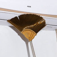 谋福 天花板扫帚 可伸缩加长扫把 (古铜色2.65米扇形扫)