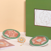 銘希文具 和文化杯垫书签便签纸套装