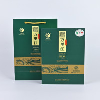 万里江 大田新茶崂山绿茶 江雪三星250克礼盒卷曲豌豆香高 绿色