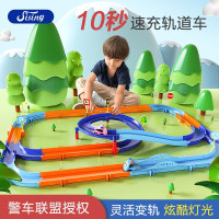 Sising 警车联盟电动回旋轨道-小治、小芸 SA040