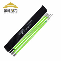 金能电力 铁扣式高压拉闸杆 玻璃钢环氧树脂110kv绝缘操作杆 电工令克棒绝缘棒3节6米 JN-CZG-JK-36-XT