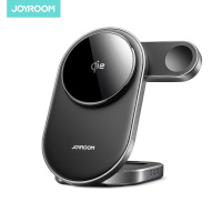 机乐堂(JOYROOM) 三合一折叠无线充JR-W17 黑色