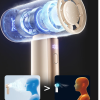 机乐堂(JOYROOM) 高速手持风扇- JR-CY716-20 雪瓷白