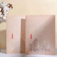 銘希文具 中国银行建筑系列文件夹[上海汉口路50号大楼/中国银行总行大厦]10口袋文件夹 2个装