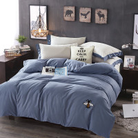 金丝莉(kintheri) 全棉贡棉套件 流行风-蓝 200×230cm