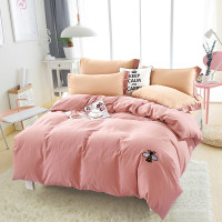 金丝莉(kintheri) 全棉贡棉套件 流行风-粉 200×230cm