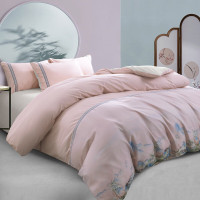 金丝莉(kintheri) 汉唐风韵全棉四件套 钟灵毓秀-粉 200x230cm